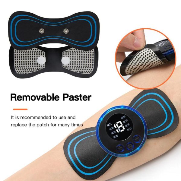 (Pack Of 2) Ems Foot Massager Mat + Mini Body Massager Combo | USB Charging |Smart Display