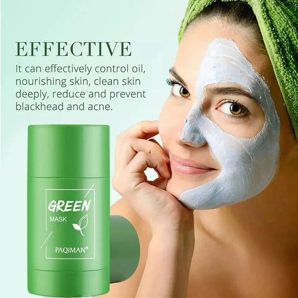 Green Tea Mask | Blackhead Removal Stick | Deep Cleanse, Control Oil, Improve Skin, Lighten Tone
