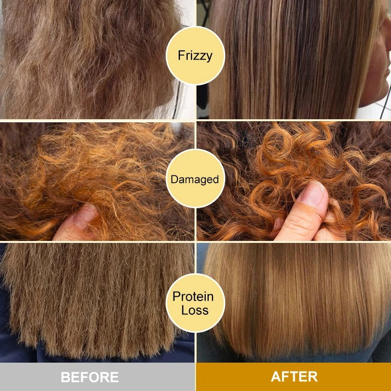 Deal of 3 Keratin Hair Treatment (Mask + Shampoo + Serum) With Free Makeup Fixer
